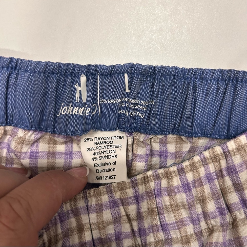 johnnie-O Men’s Rylen Pajama Pant Grape Size Large Excellent Condition - Picture 3 of 7